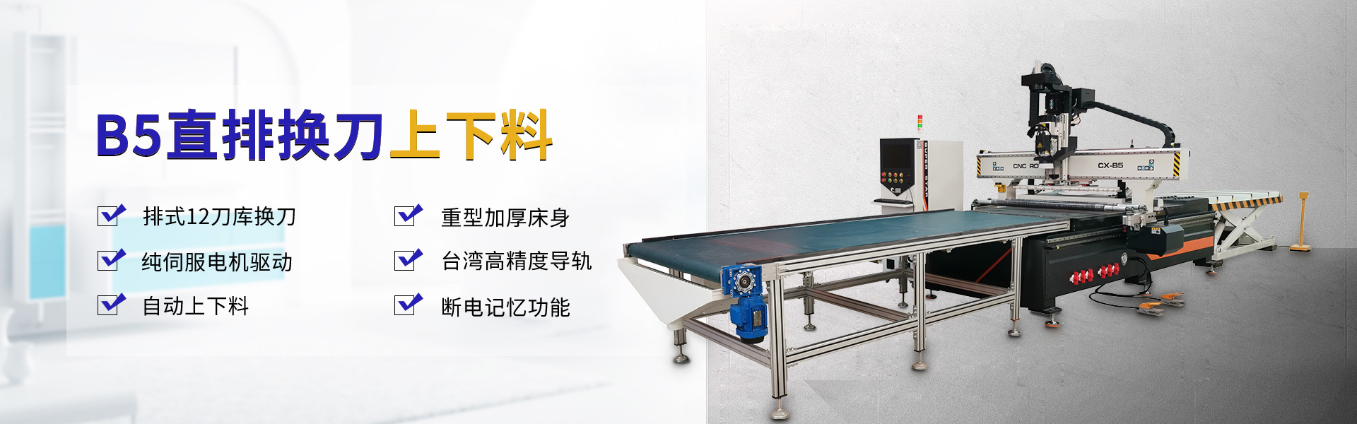 B5直排自动上下料开料机